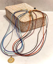 Load image into Gallery viewer, Fancy Cut Hematite Gem Beaded Necklace - SG4A-Hematite