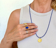 Load image into Gallery viewer, Faceted Lapis Lazuli Ring - SG0256Y