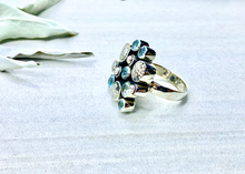 Load image into Gallery viewer, Sterling Silver with Blue Topaz Gems