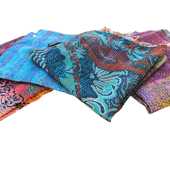 Kantha Scarf